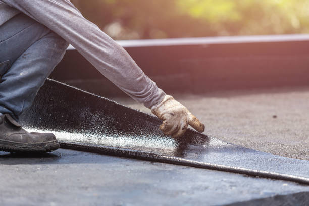 Professional Emergency Waterproofing technician working in Montrose, PA